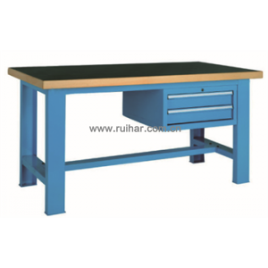 重型工作臺高分子桌板帶兩吊抽，GF1500-B，GF1800-B，GF2000-B