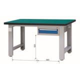 重型工作臺(tái)帶單抽(40mm復(fù)合臺(tái)面)，E-XTG1575+XB10-1TG(G)