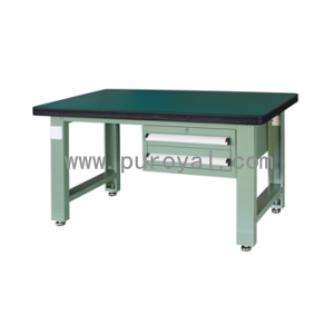 重型工作臺帶雙吊抽(50mm復(fù)合臺面)，XFH-2120
